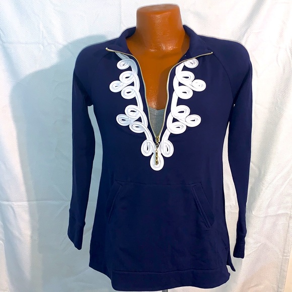 Lilly Pulitzer Quarter Zip Pullover Size XXS - Picture 5 of 10